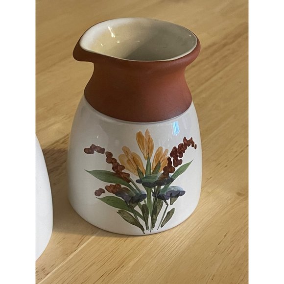 Emerson Creek Pottery Creamer And Sugar Red Clay - Picture 5 of 6